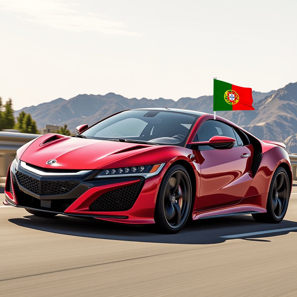 Portugal Car Flag — RAYAH.club