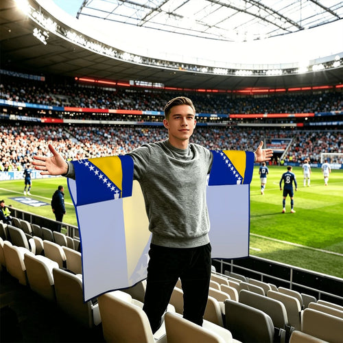 Bosnia World Cup 2026 Cape — Fan Flag Wearable