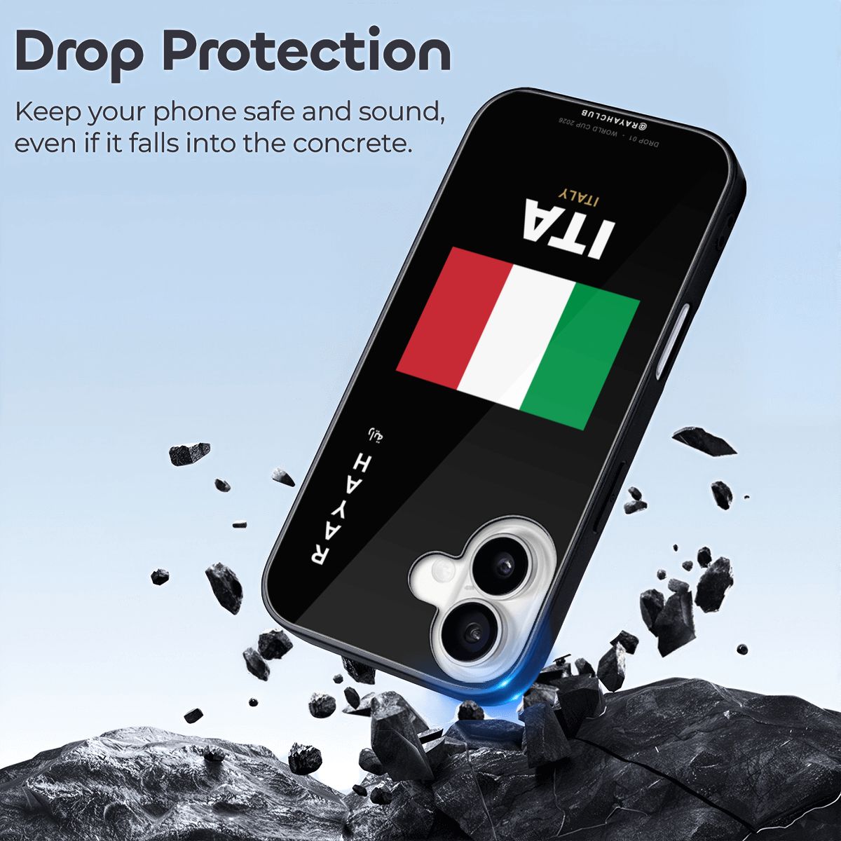 Italy iPhone 16 Glass Case — RAYAH.club