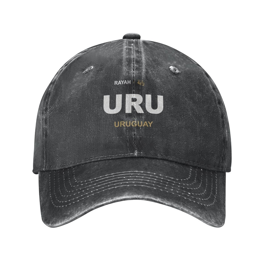 Uruguay Washed Denim Cap — RAYAH.club