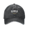 Uruguay Washed Denim Cap — RAYAH.club