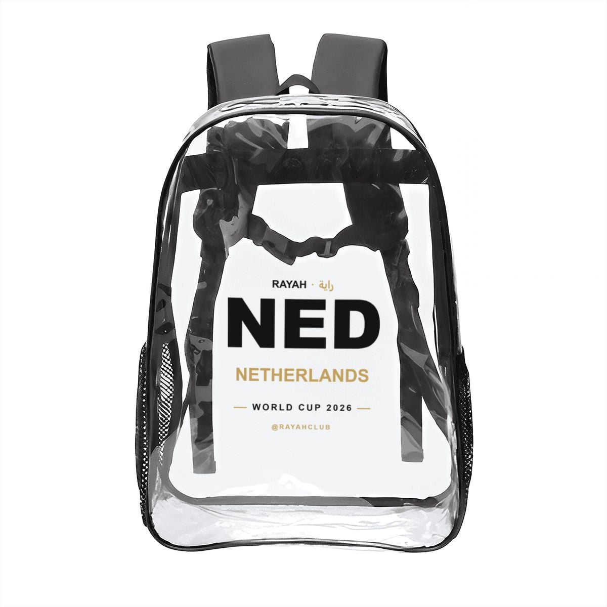 Netherlands Clear Stadium Backpack — RAYAH.club