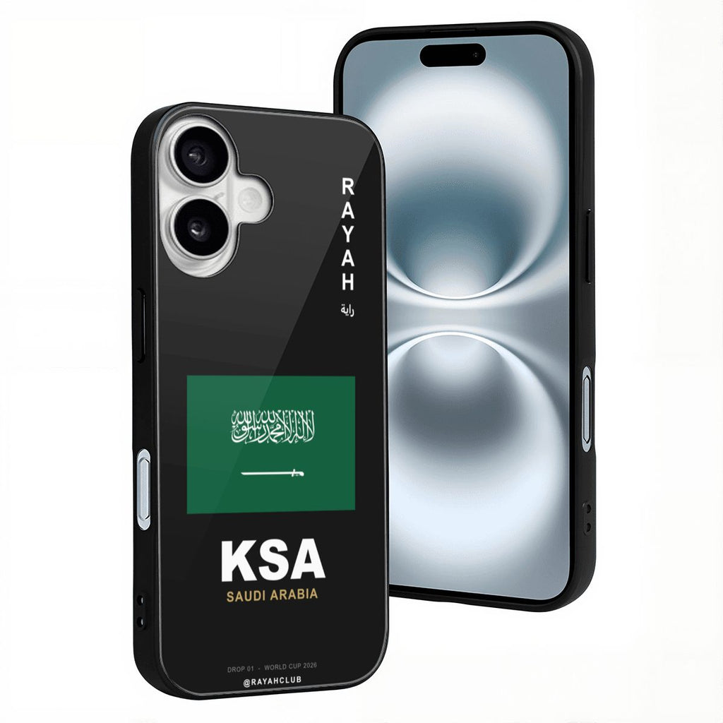 Saudi Arabia iPhone 16 Glass Case — RAYAH.club