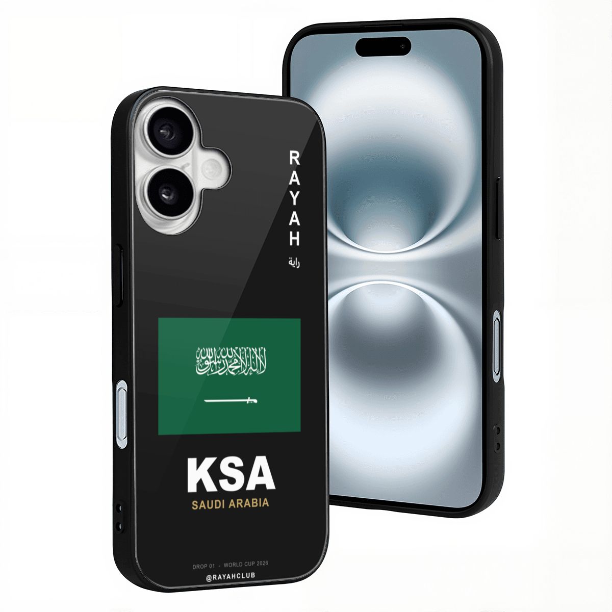 Saudi Arabia iPhone 16 Glass Case — RAYAH.club