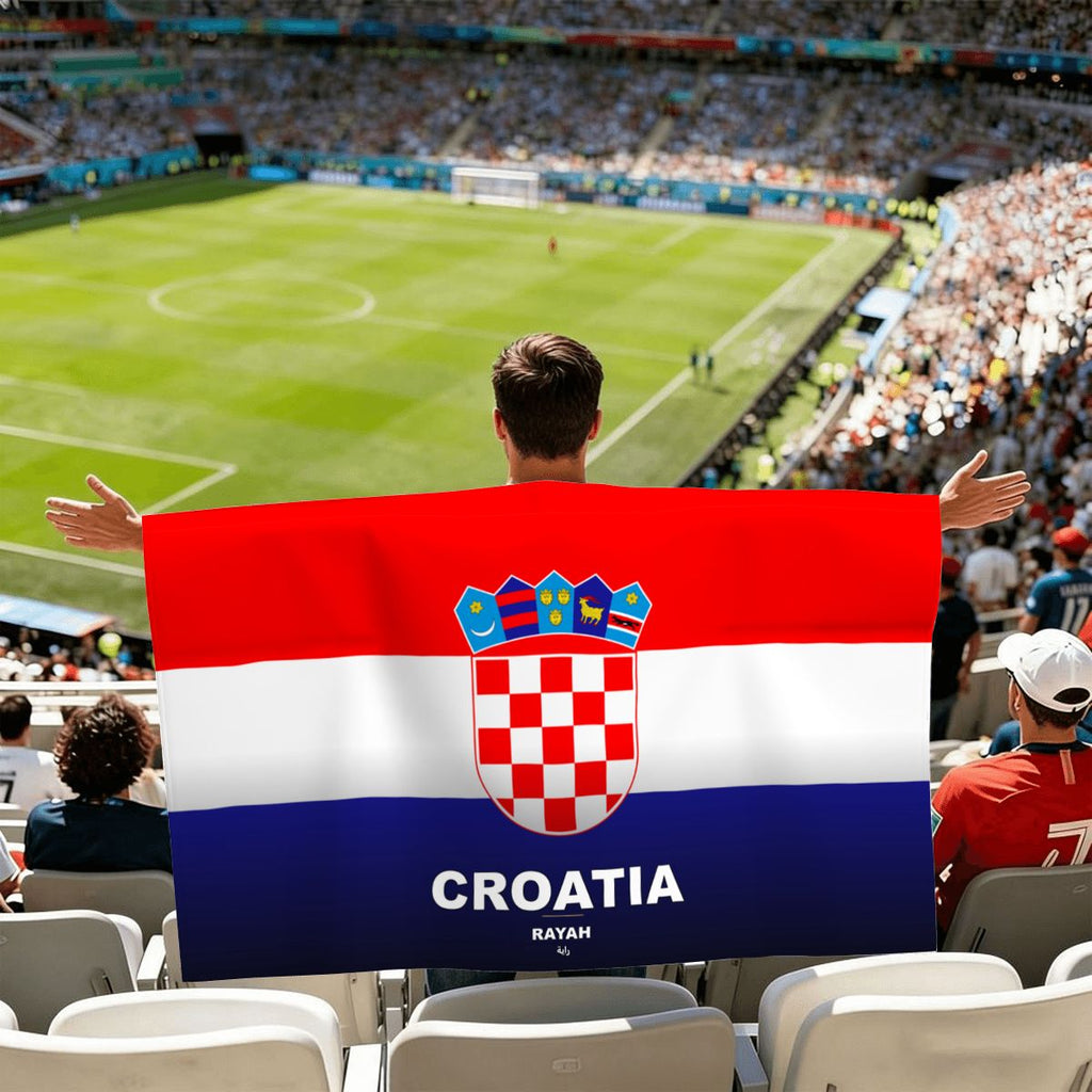 Croatia World Cup 2026 Cape — Fan Flag Wearable