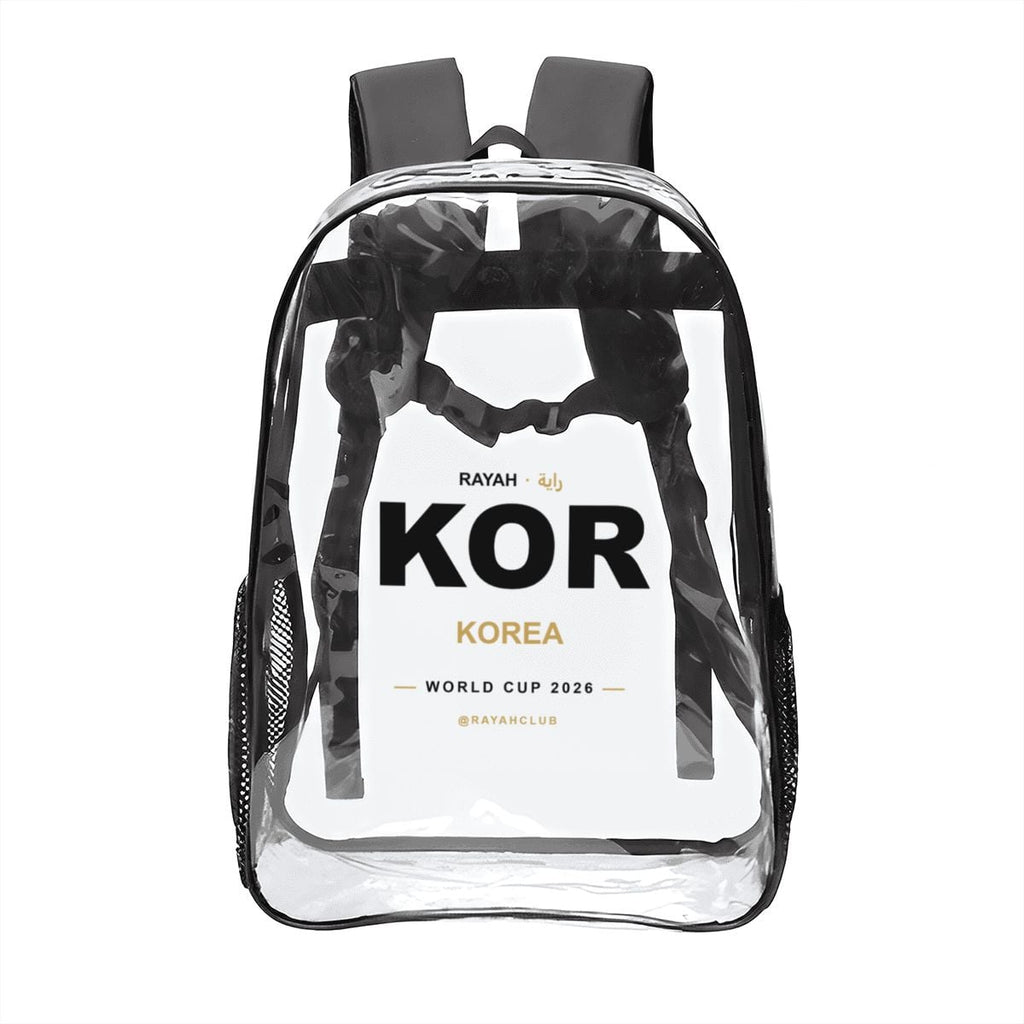 South Korea Clear Stadium Backpack — RAYAH.club