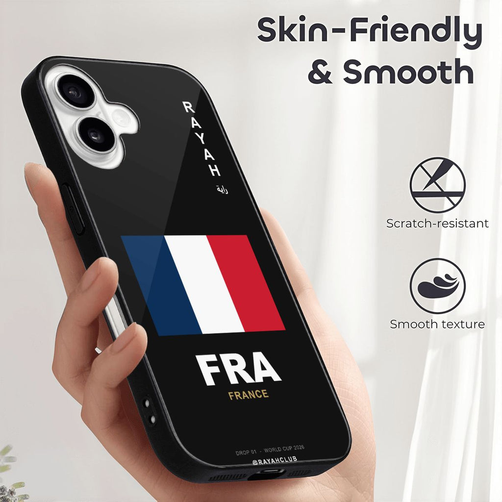 France iPhone 16 Glass Case — RAYAH.club