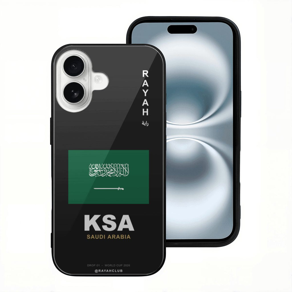 Saudi Arabia iPhone 16 Glass Case — RAYAH.club