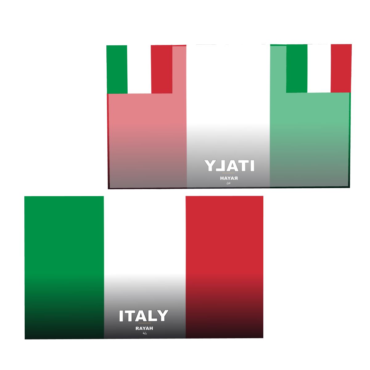 Italy Flag Sleeve Cape — RAYAH.club