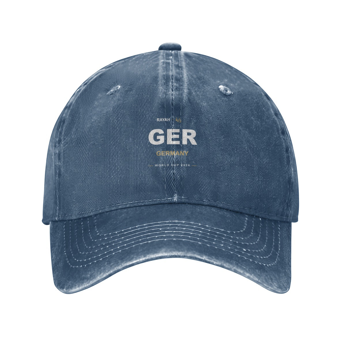 Germany Washed Denim Cap — RAYAH.club