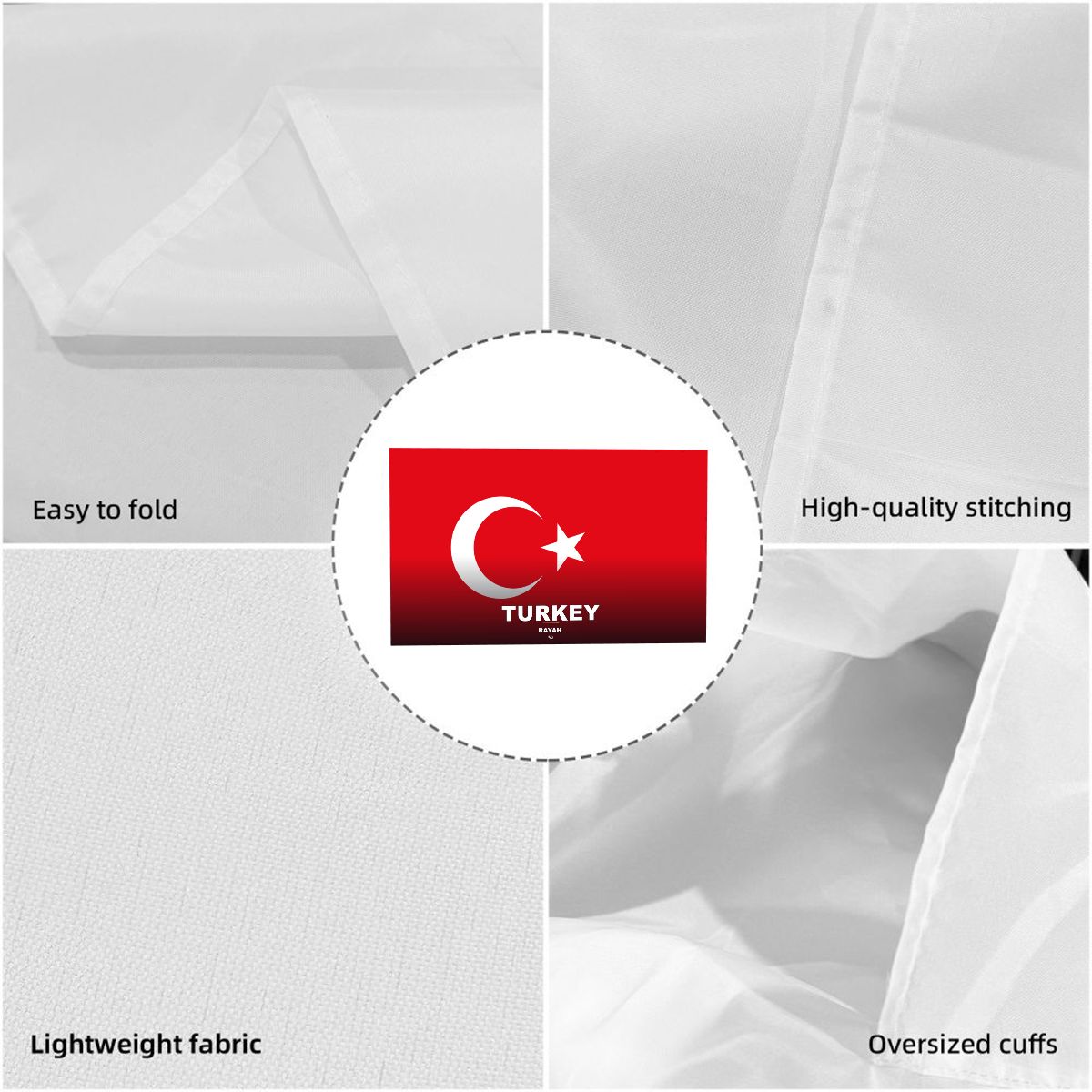 Turkey World Cup 2026 Cape — Fan Flag Wearable