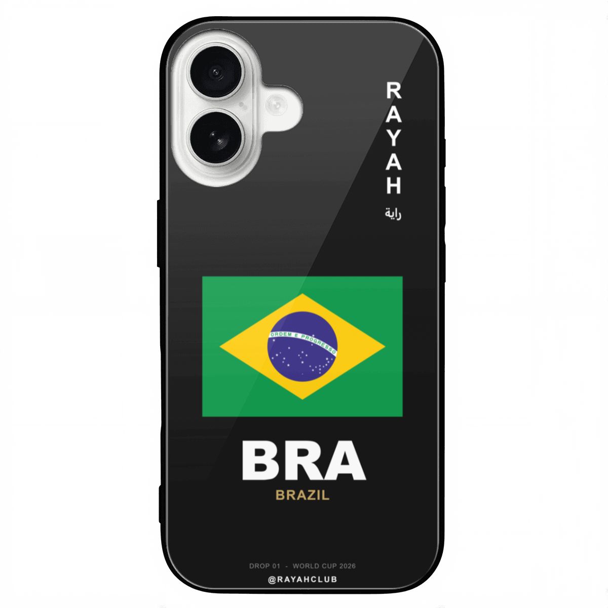 Brazil iPhone 16 Glass Case — RAYAH.club