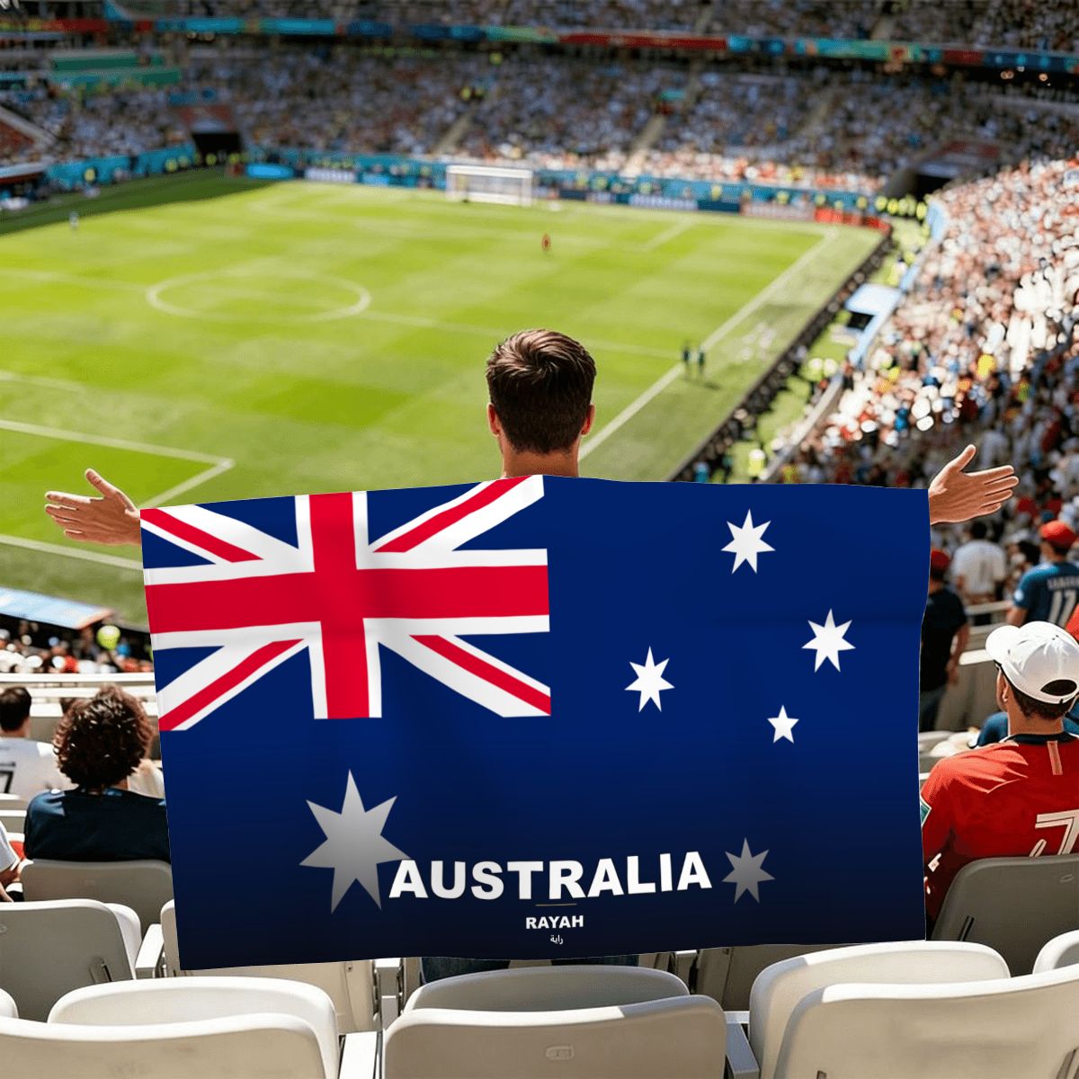 Australia World Cup 2026 Cape — Fan Flag Wearable