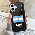 World Cup 2026 iPhone 16 Case — Argentina Flag