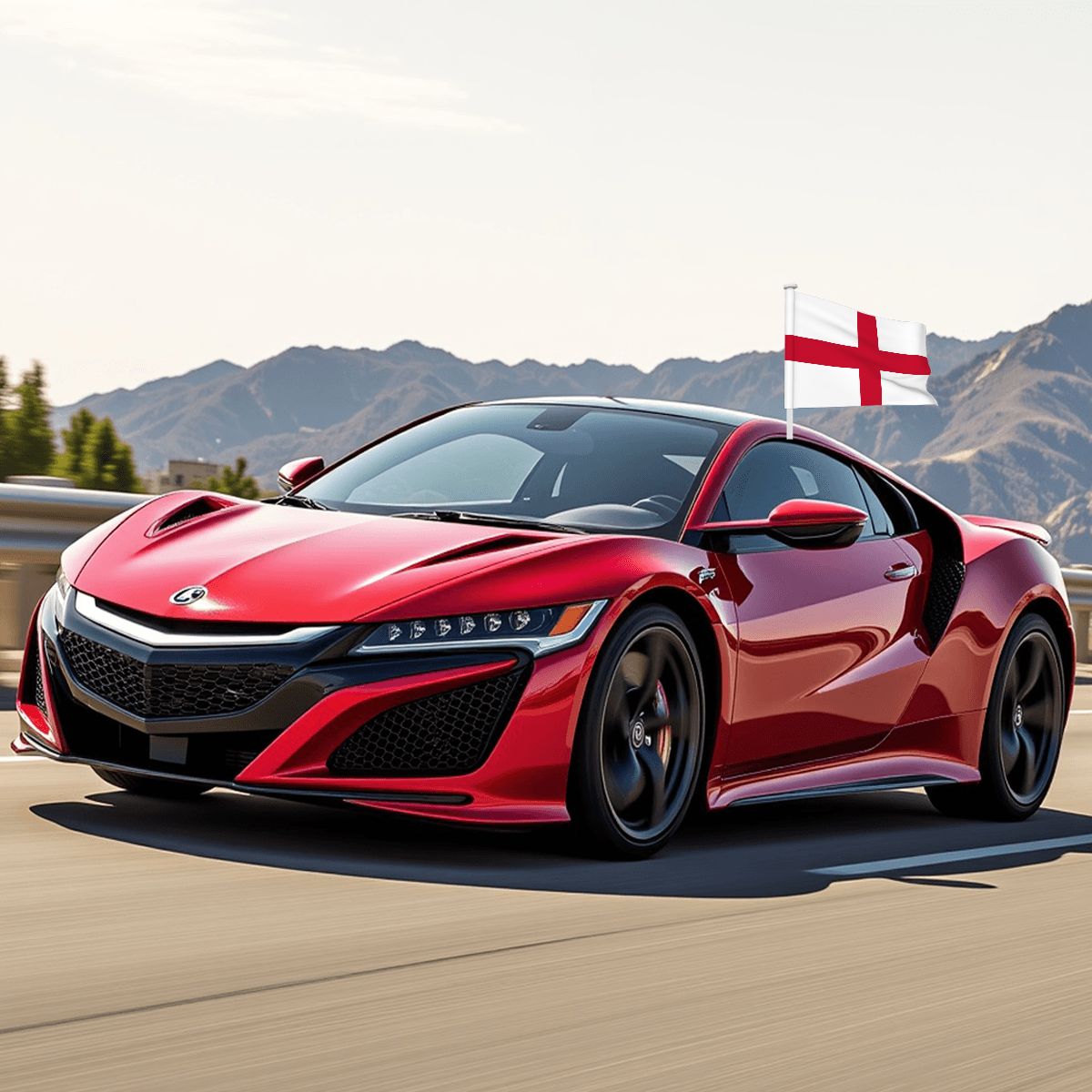 England Car Flag — RAYAH.club