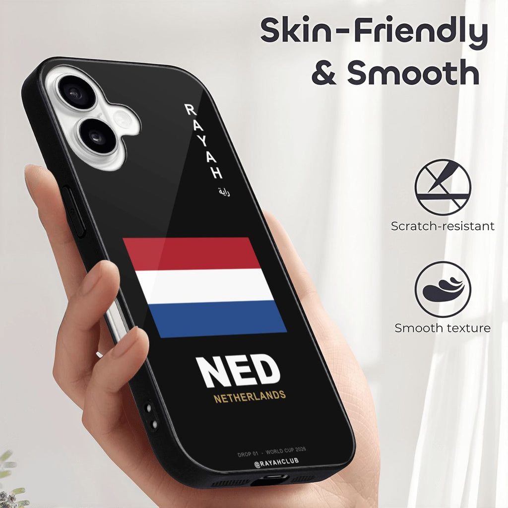 Netherlands iPhone 16 Glass Case — RAYAH.club