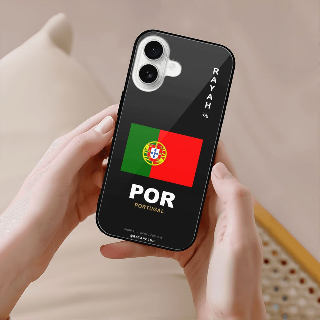 Portugal iPhone 16 Glass Case — RAYAH.club