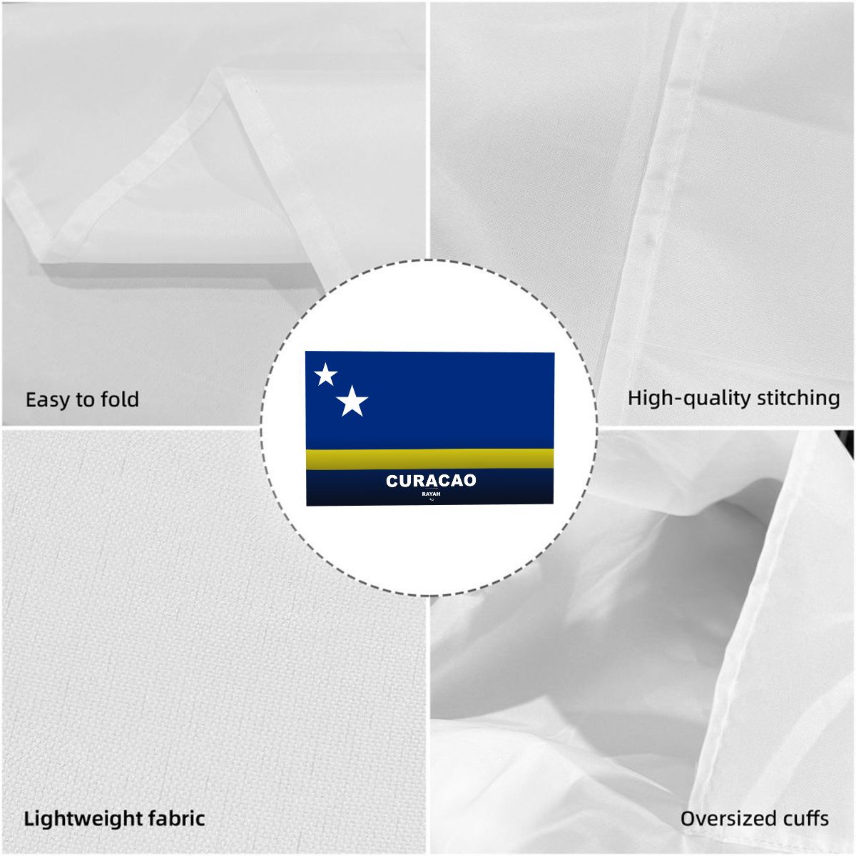 Curacao World Cup 2026 Cape — Fan Flag Wearable
