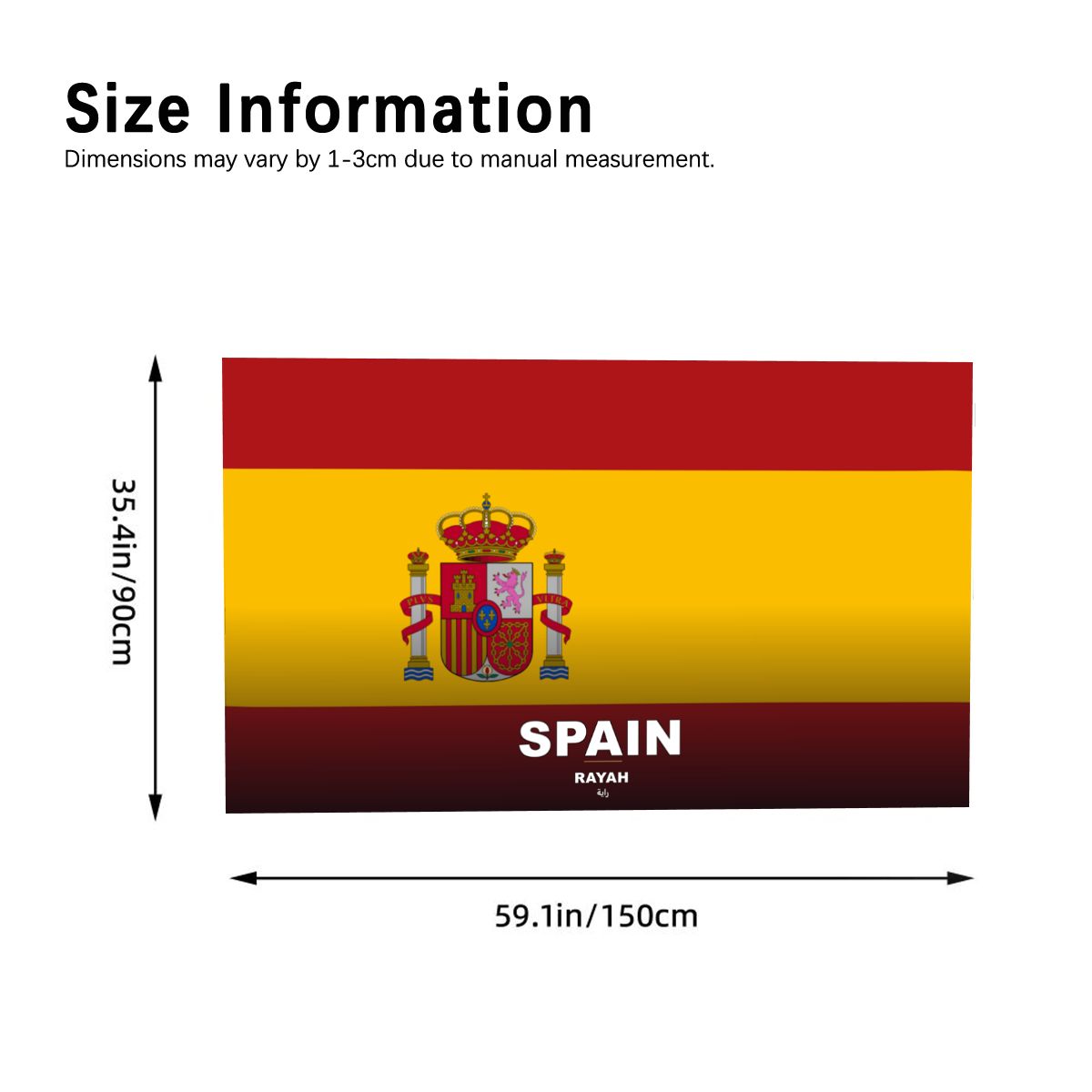 Spain Flag Sleeve Cape — RAYAH.club