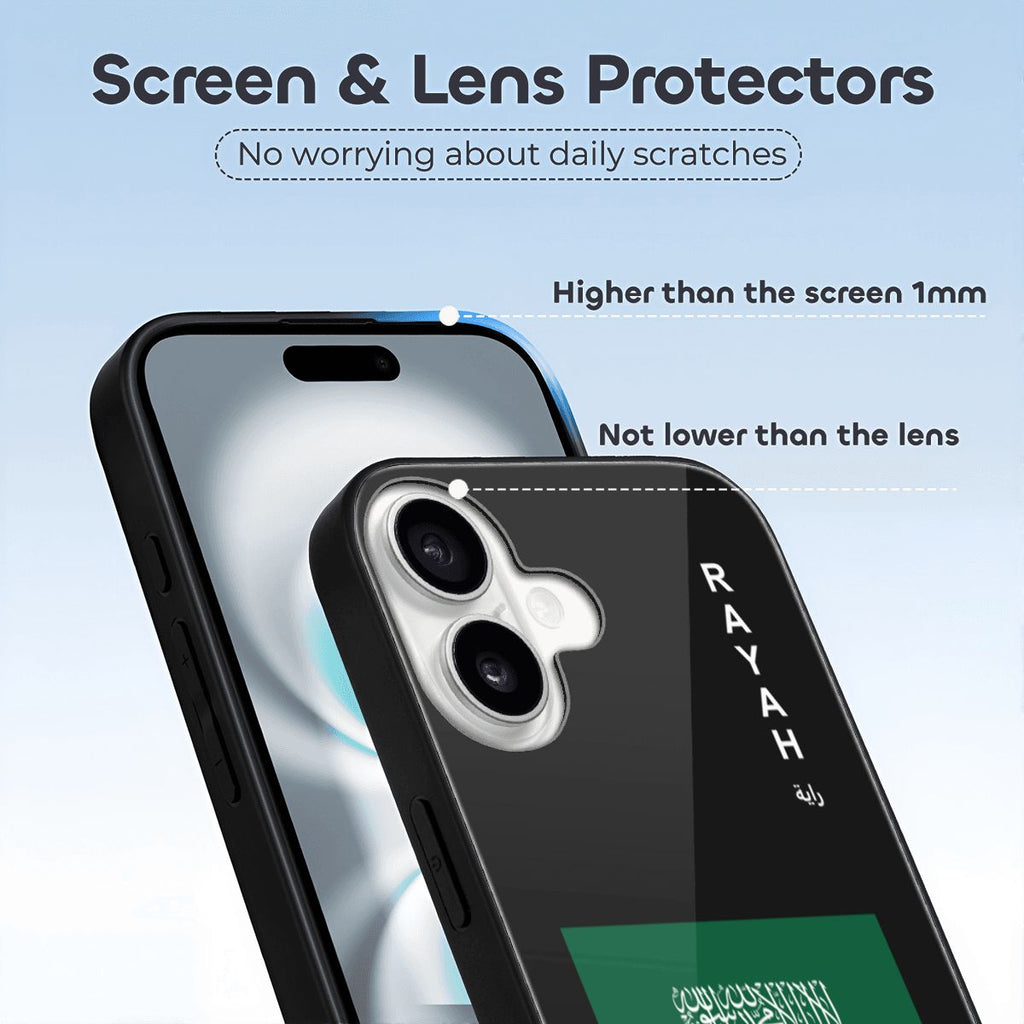 Saudi Arabia iPhone 16 Glass Case — RAYAH.club