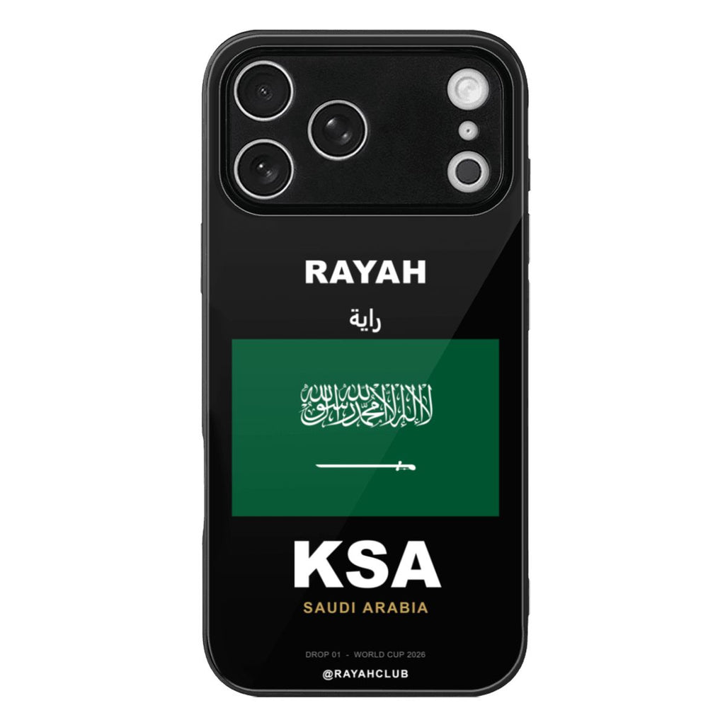 Saudi Arabia iPhone 17 Pro Max Glass Case — RAYAH.club