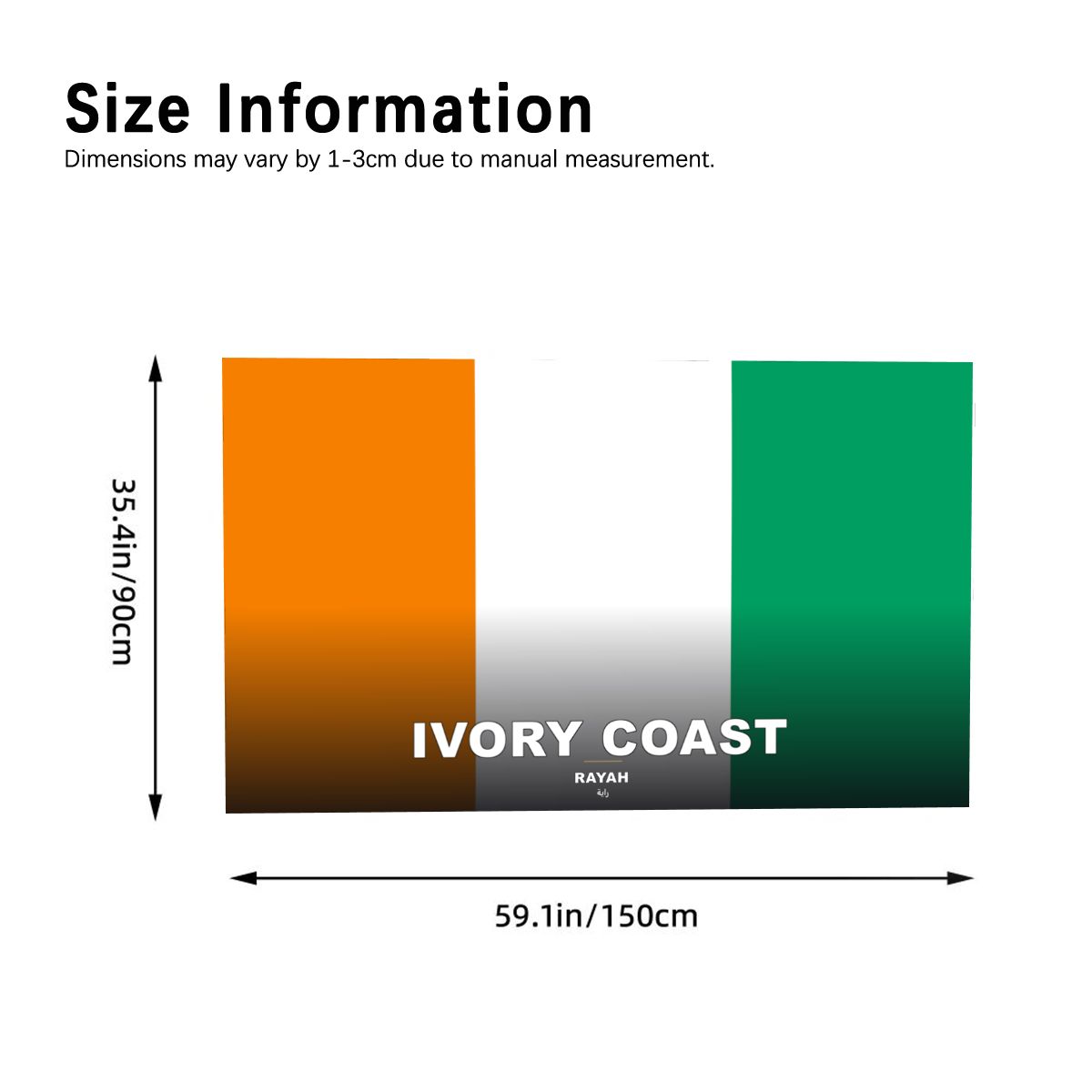 Ivory Coast World Cup 2026 Cape — Fan Flag Wearable
