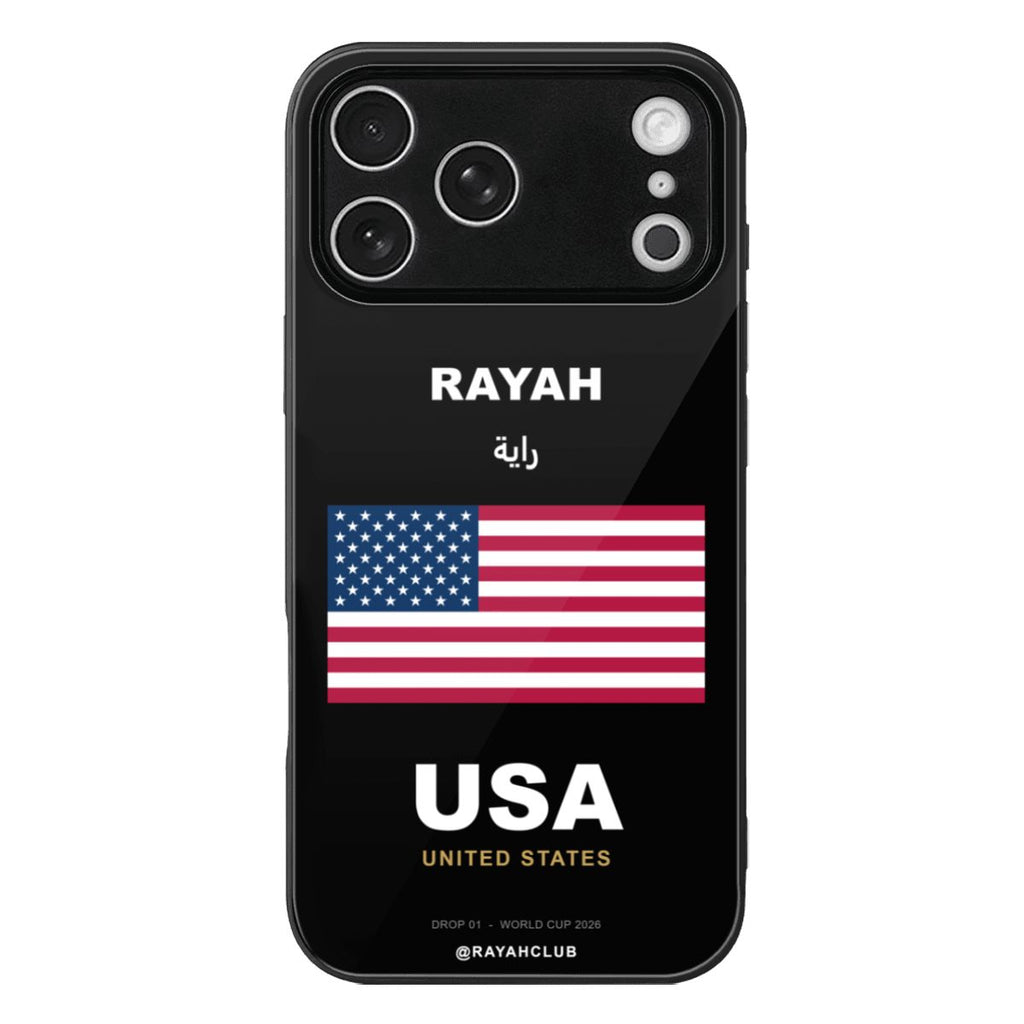 United States iPhone 17 Pro Max Glass Case — RAYAH.club