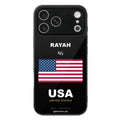 United States iPhone 17 Pro Max Glass Case — RAYAH.club