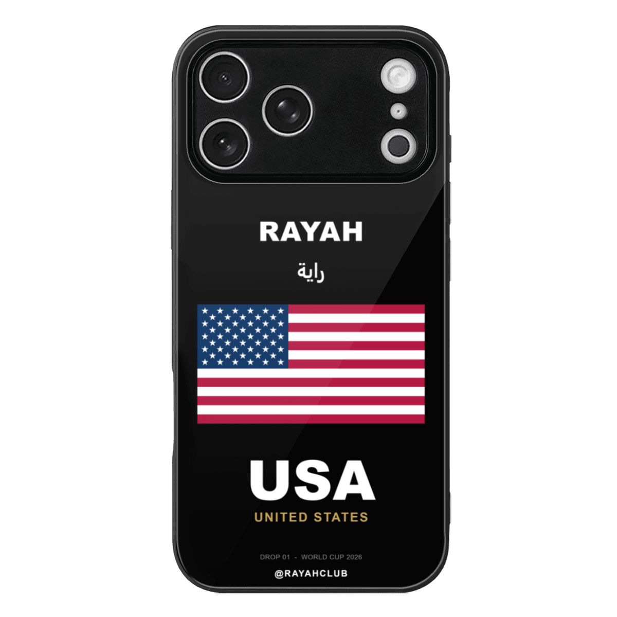 United States iPhone 17 Pro Max Glass Case — RAYAH.club