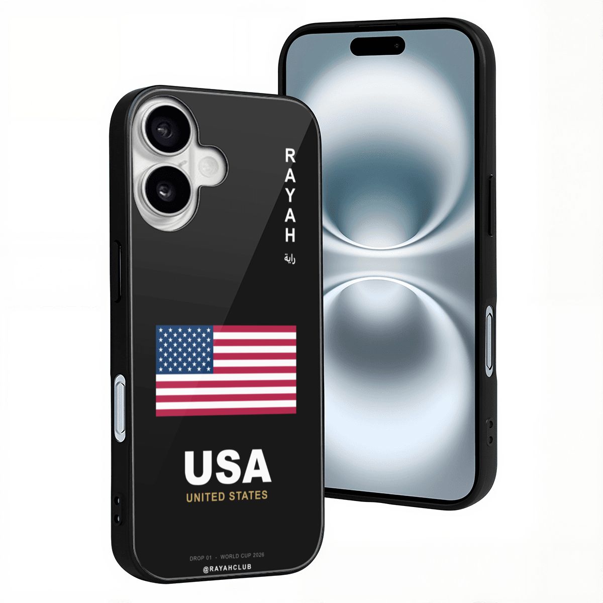 United States iPhone 16 Glass Case — RAYAH.club