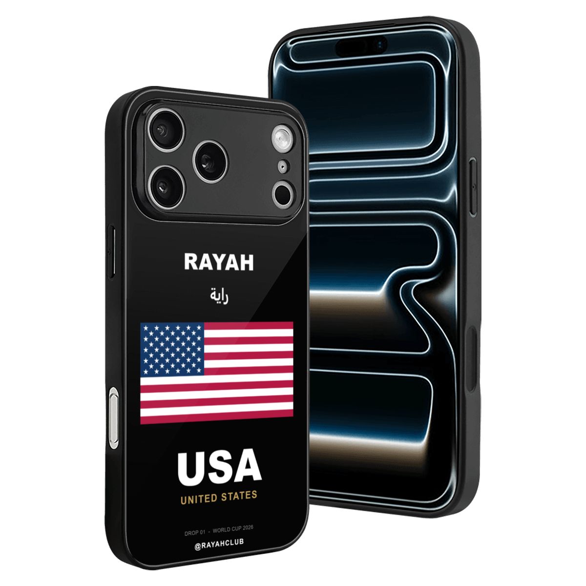 United States iPhone 17 Pro Max Glass Case — RAYAH.club