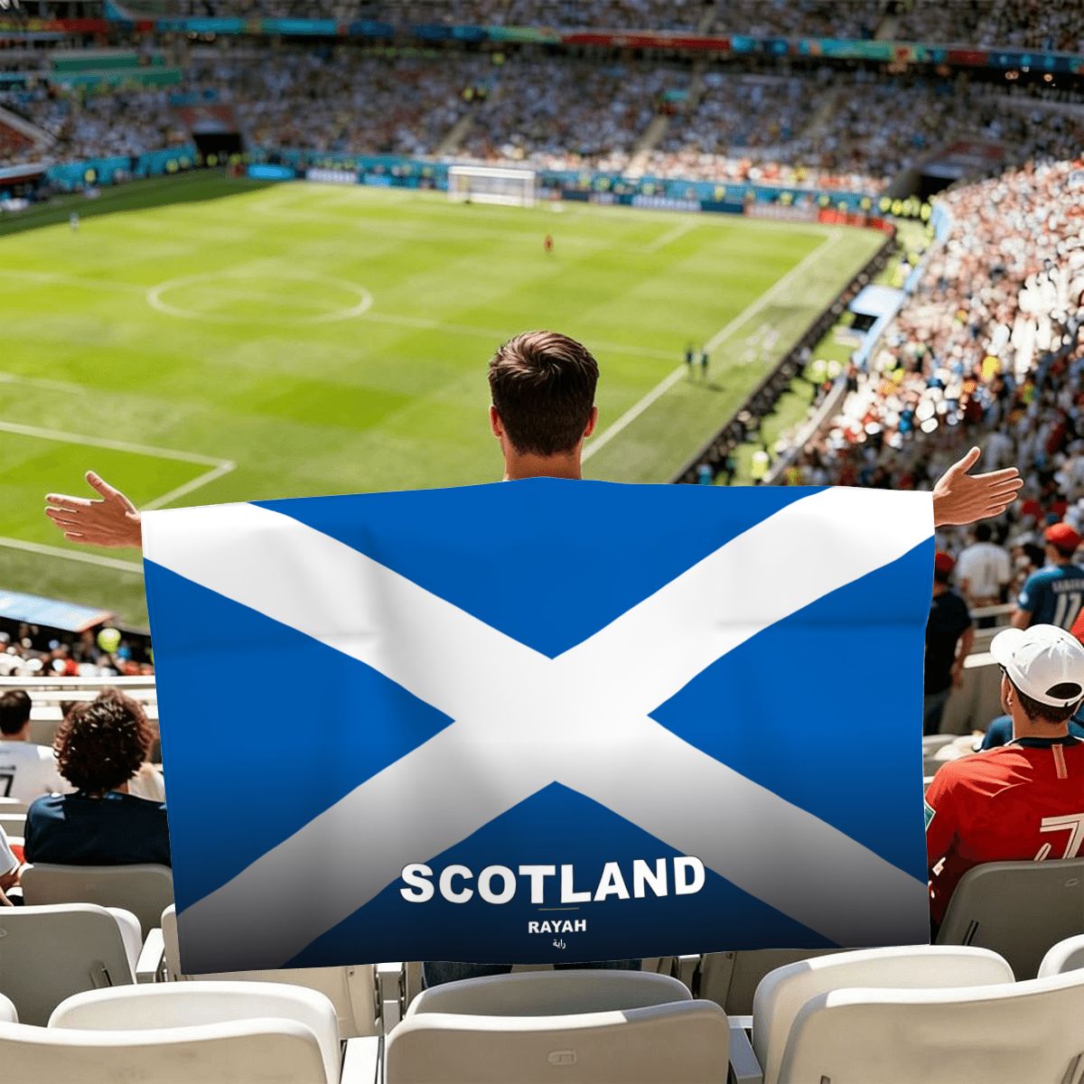 Scotland World Cup 2026 Cape — Fan Flag Wearable