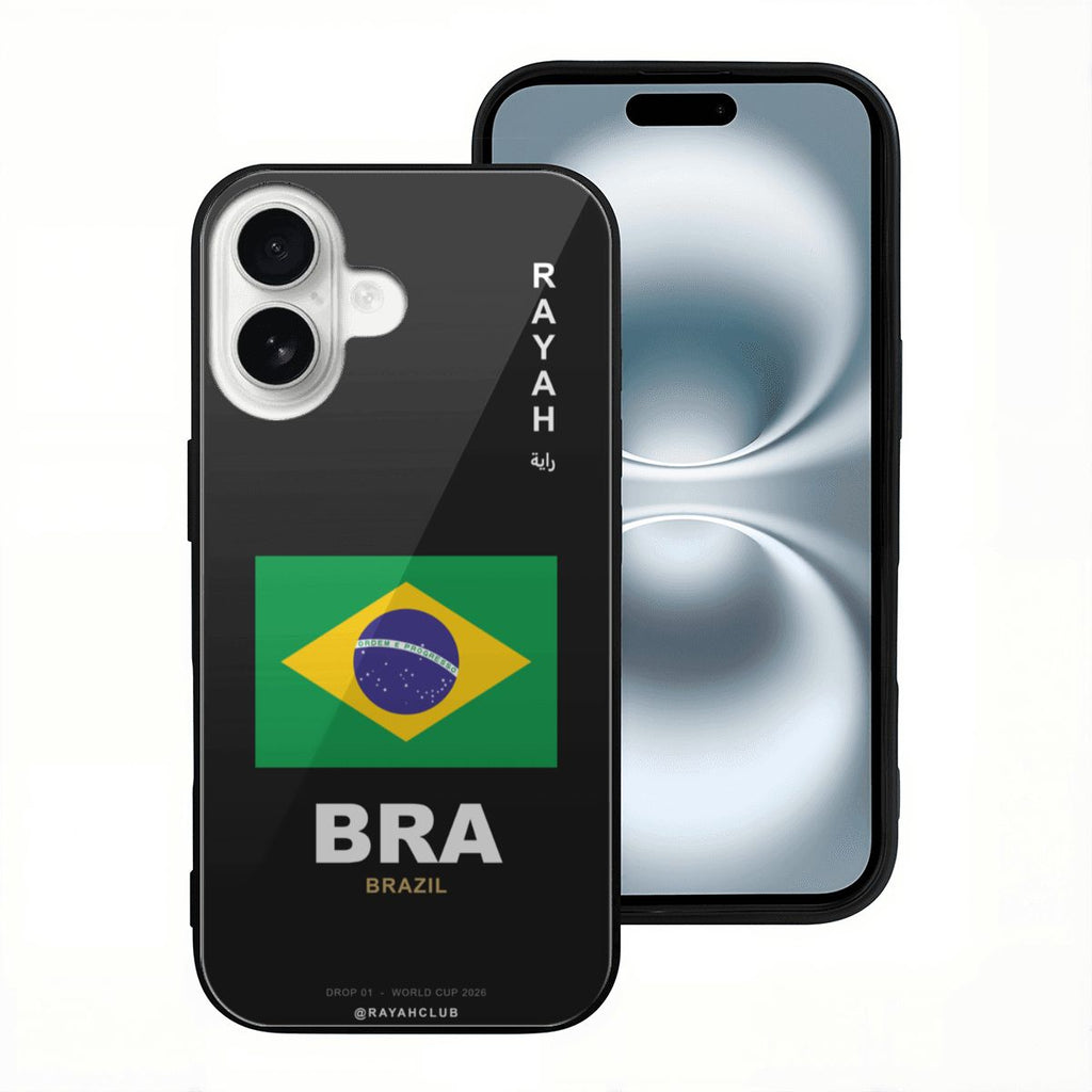 Brazil iPhone 16 Glass Case — RAYAH.club