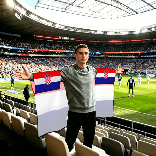 Croatia World Cup 2026 Cape — Fan Flag Wearable