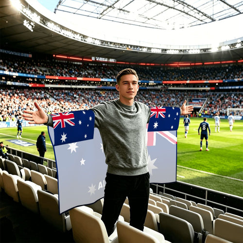 Australia World Cup 2026 Cape — Fan Flag Wearable