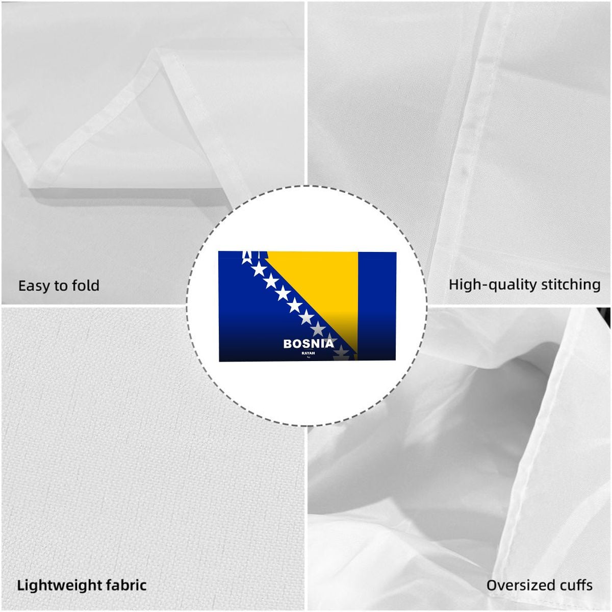 Bosnia World Cup 2026 Cape — Fan Flag Wearable