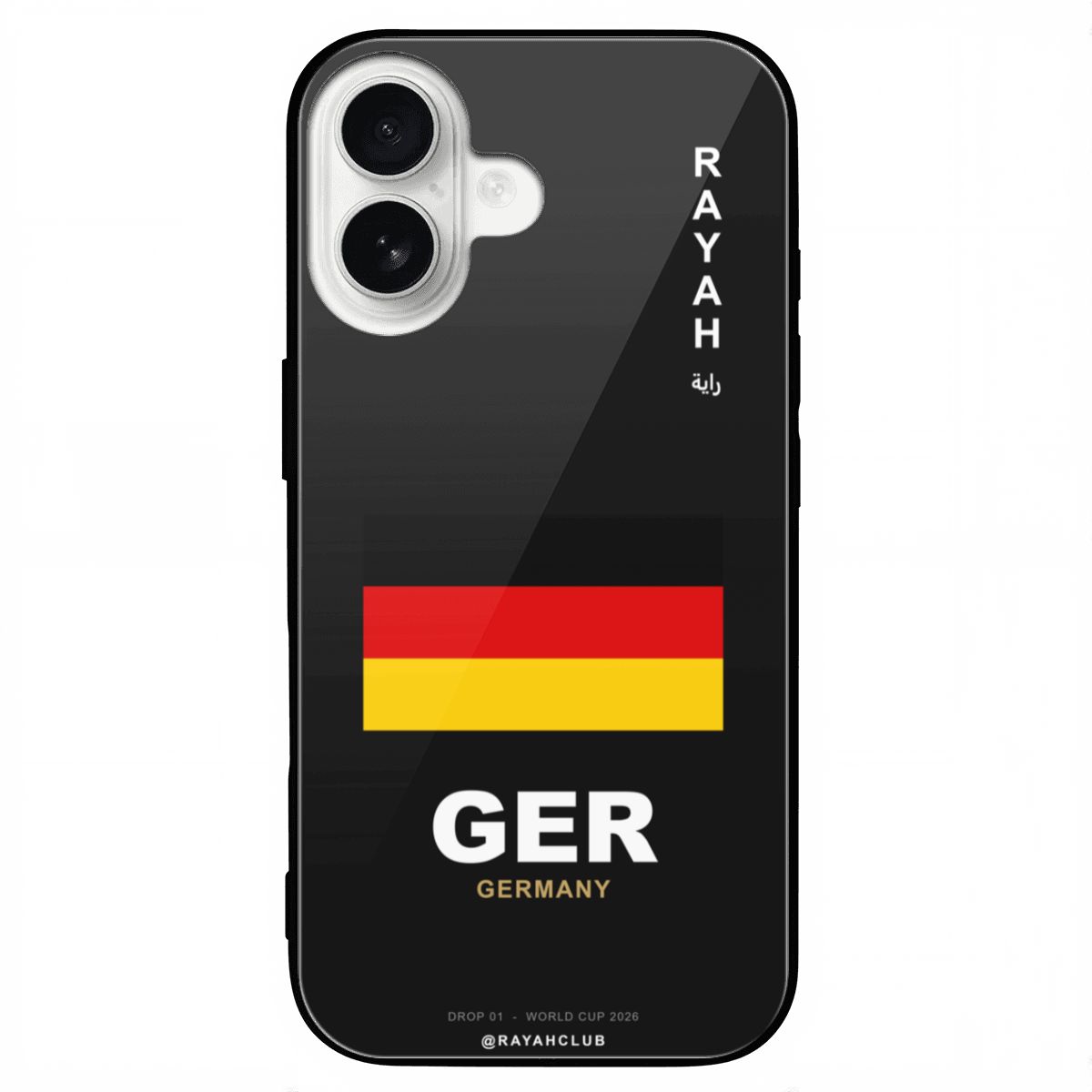 Germany iPhone 16 Glass Case — RAYAH.club