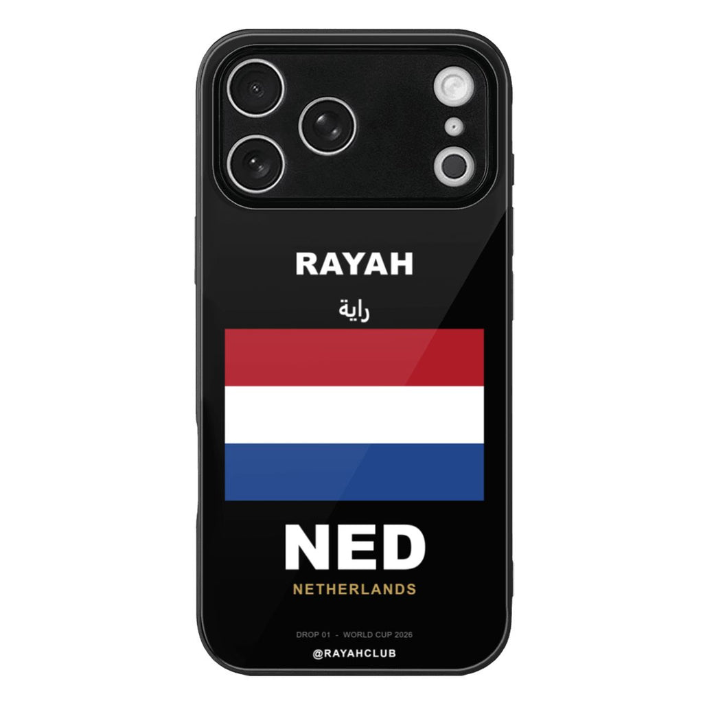 Netherlands iPhone 17 Pro Max Glass Case — RAYAH.club