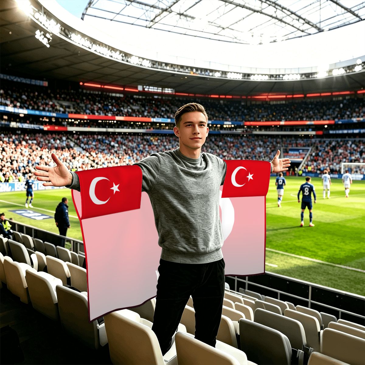 Turkey World Cup 2026 Cape — Fan Flag Wearable