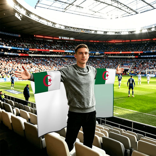 Algeria World Cup 2026 Cape — Fan Flag Wearable