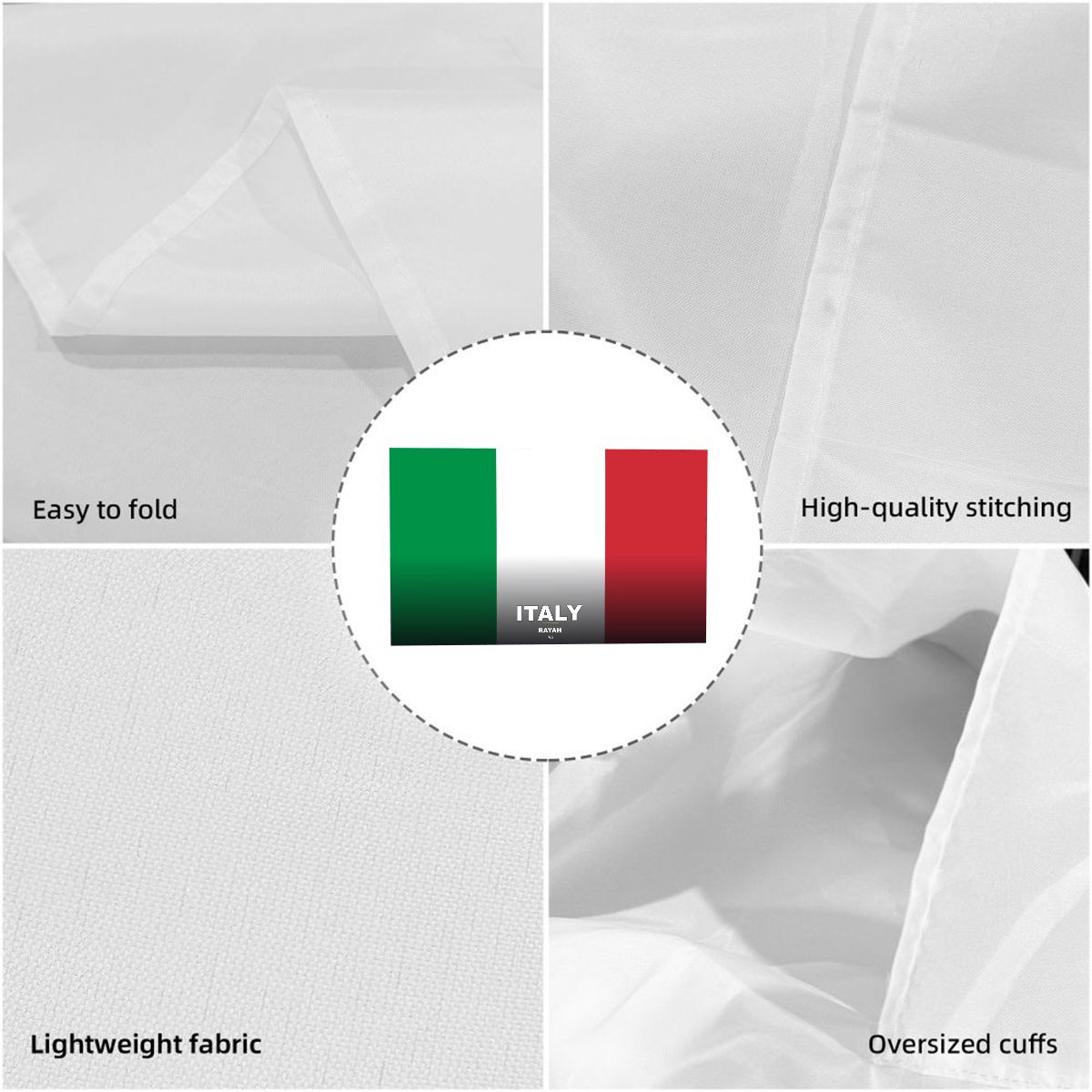 Italy Flag Sleeve Cape — RAYAH.club