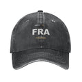 France Washed Denim Cap — RAYAH.club