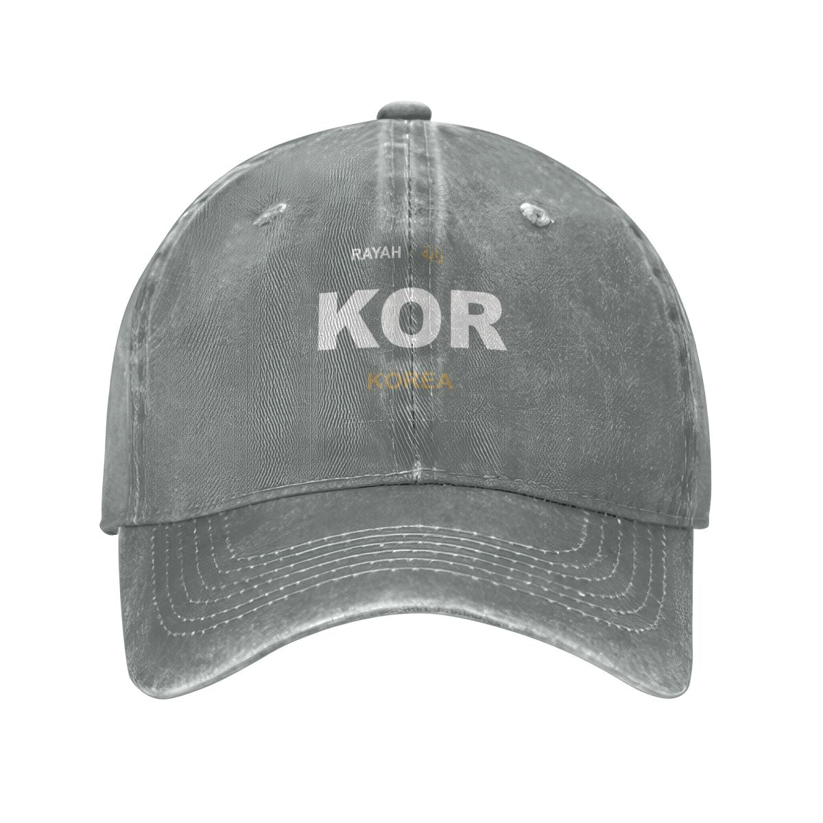 South Korea Washed Denim Cap — RAYAH.club