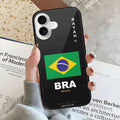 World Cup 2026 iPhone 16 Case — Brazil Flag
