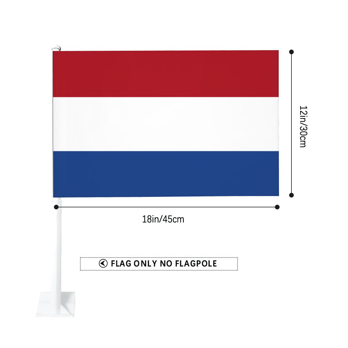 Netherlands Car Flag — RAYAH.club