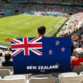 New Zealand World Cup 2026 Cape — Fan Flag Wearable