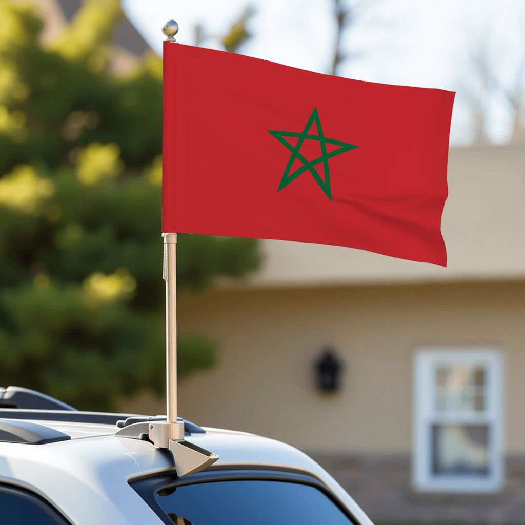 Morocco Car Flag — RAYAH.club