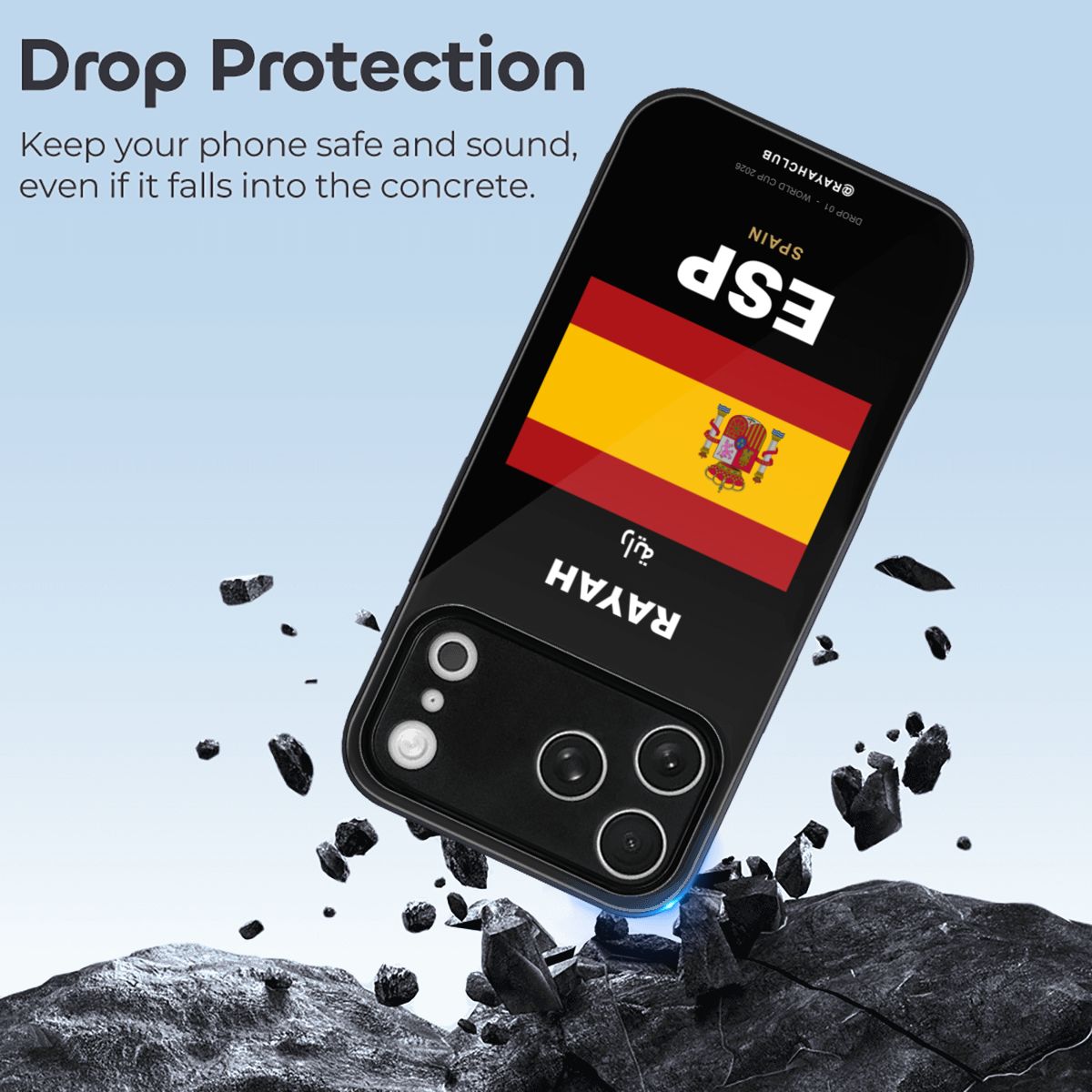 Spain iPhone 17 Pro Max Glass Case — RAYAH.club
