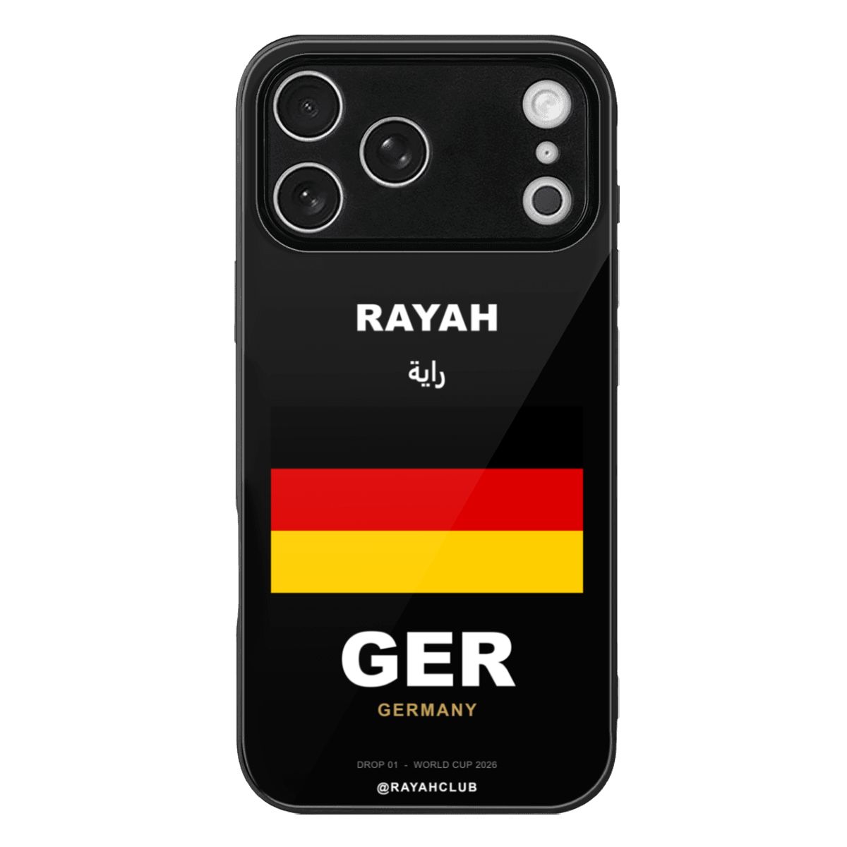 Germany iPhone 17 Pro Max Glass Case — RAYAH.club