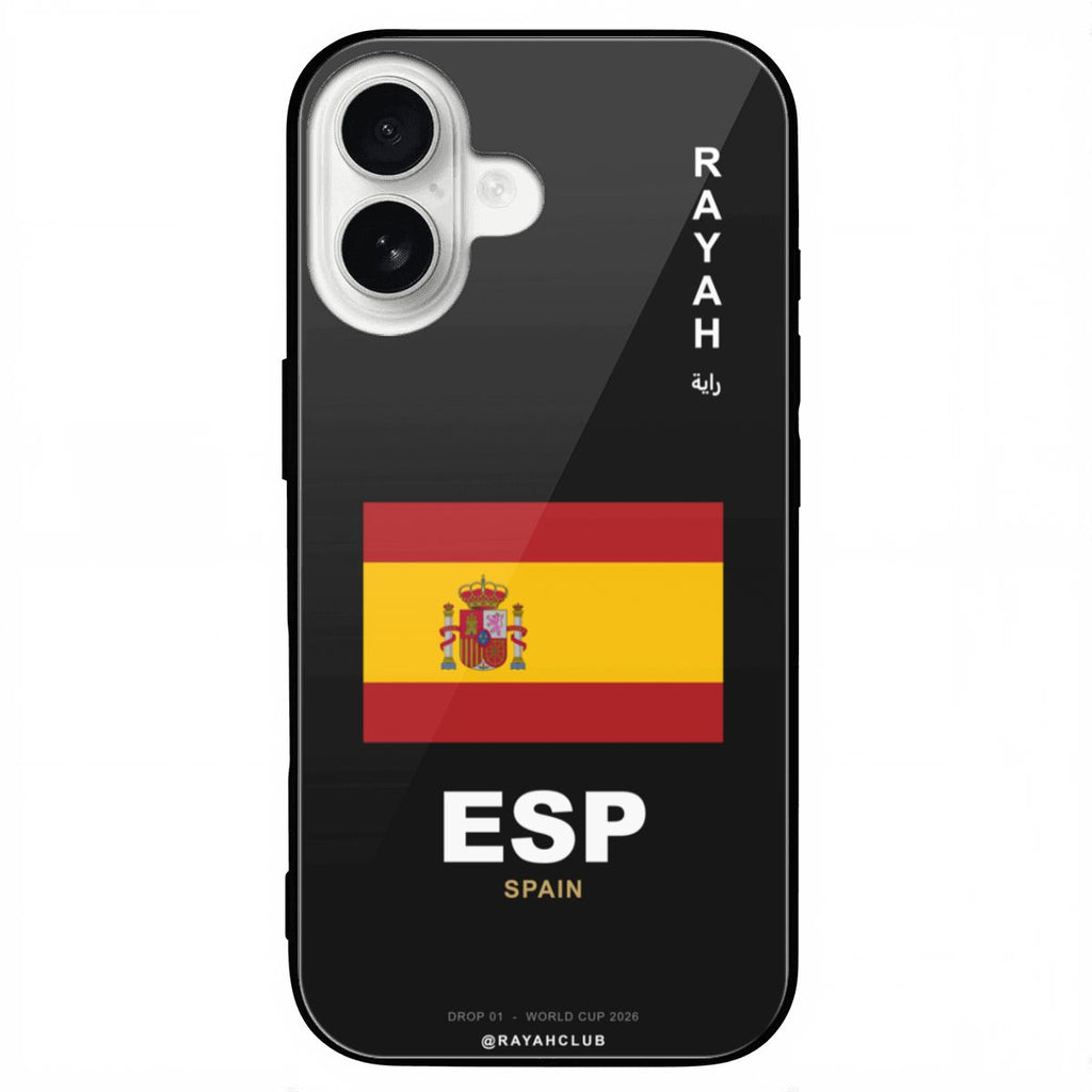 Spain iPhone 16 Glass Case — RAYAH.club